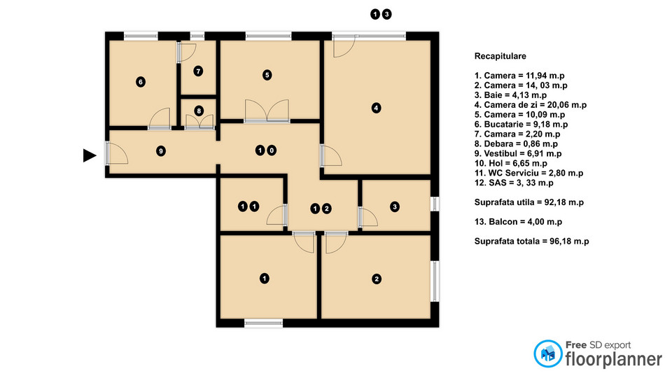 Apartament Decomandat 4 Camere, 98 m², Mobilat, Zona Panduri